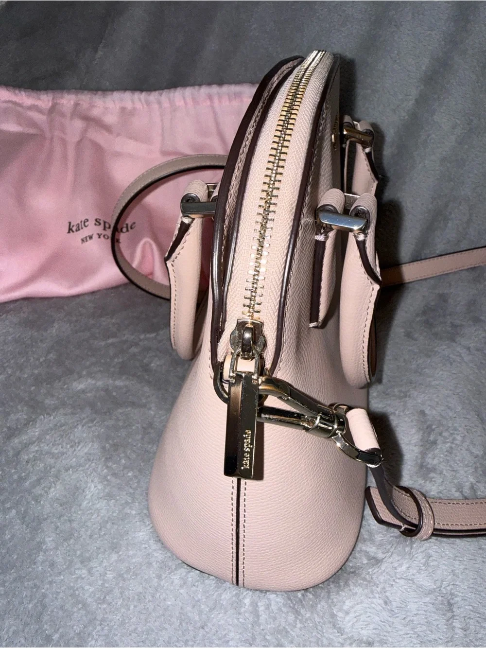 Kate Spade New York Pink Leather Satchel / Crossbody – Like New
